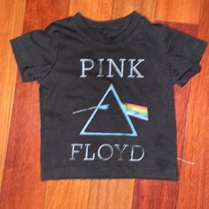 Kids black Pink Floyd T-shirt size 12m